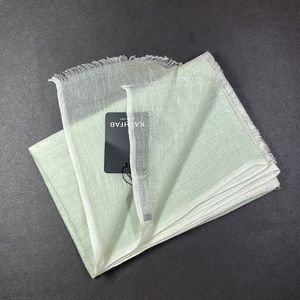 NWT Kashfab 40% Cashmere 60% Linen Pashmina Large Shawl Scarf  Made in Kashmir